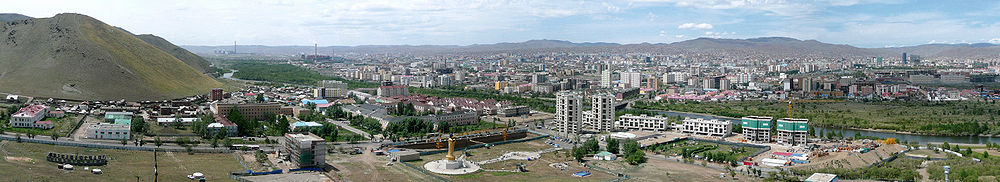 Vista de Zaisan en 2009