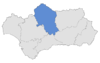Localización respecto a provincia de Córdoba (España).