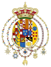 Escudo de Alfonso de Borbón-Dos Sicilias y Borbón