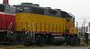 LLPX #2210, a EMD GP38AC, a rental locomotive owned by the GATX Rail Locomotive Group, at Kitchener, Ontario