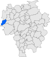 Localització de Prats de Lluçanès respecte d'Osona.svg