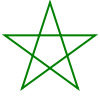 Pentagram green.svg
