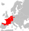 Sorex coronatus range Map.png