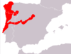 Sorex granarius distribution Map.png