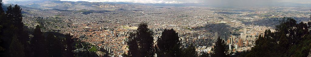 Vista Panorámica de Bogotá, desde Monserrate