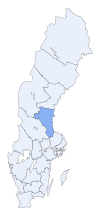 Ubicación de Provincia de Gävleborg