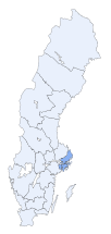 Ubicación de Provincia de Estocolmo