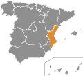 La Comunidad Valenciana en España