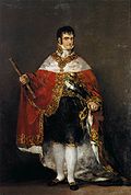 Ferdinand VII of Spain in his robes of state by Goya.jpg