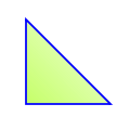Triángulo rectángulo isósceles.svg