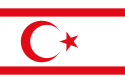 Bandera de la República Turca del Norte de Chipre