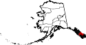 Map of Alaska highlighting Wrangell-Petersburg Census Area.svg