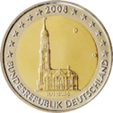 €2 commemorative coin Germany 2008.png