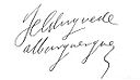 Firma de Francisco IV Fernández de la Cueva y Enríquez de Cabrera