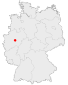 Lage der Stadt Iserlohn in Deutschland