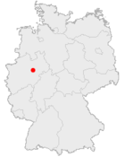 Lage der Stadt Soest in Deutschland