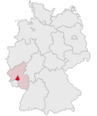Ubicación de Birkenfeld en Alemania
