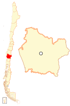 Ubicación de Región de la Araucanía