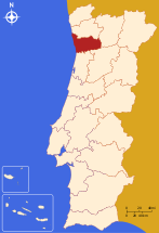 Ubicación de Distrito do Porto