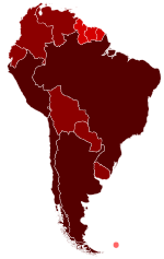 H1N1 South America map by confirmed cases.svg