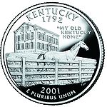 Kentucky quarter, reverse side, 2001.jpg