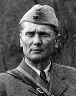 Josip Broz Tito (1892-1980) como comandante en jefe del Ejército Partisano fue el objetivo principal de varias operaciones del Eje, logrando huir de todas ellas. Durante el paso del Sutjeska, resultó herido en un brazo.