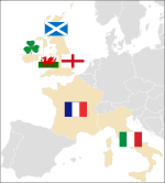 Países participantes en el Torneo de las Seis Naciones