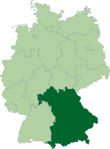 Ubicación de Baviera