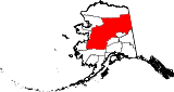 Ubicación del área censal en AlaskaUbicación de Alaska en EE. UU.