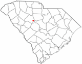 Ubicación en el condado de Newberry y en el estado de Carolina del Sur Ubicación de Carolina del Sur en EE. UU.