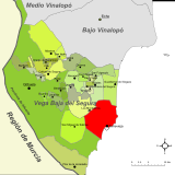 Localización de Torrevieja respecto de la Vega Baja