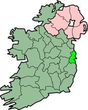 Ubicación de Condado de Dublín