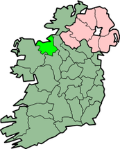Ubicación de Condado de Sligo
