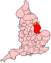 Ubicación de Lincolnshire