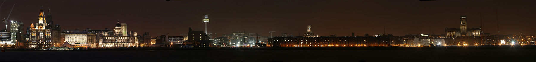 Vista panorámica de Liverpool