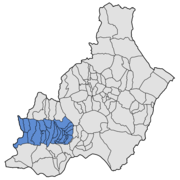 Términos municipales de la comarca Alpujarra Almeriense.
