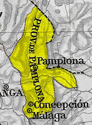 Ubicación de Pamplona