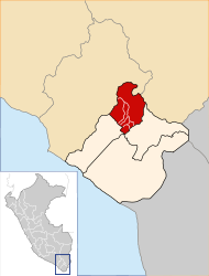Situación de Provincia de Candarave