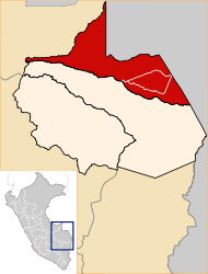 Situación de Provincia de Tahuamanu