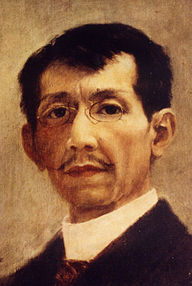 Self portrait by Félix Resurrección Hidalgo.jpg