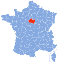 Ubicación de Loiret