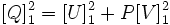 	[Q]_1^2 = [U]_1^2 + P[V]_1^2