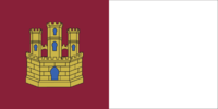 Bandera de Castilla-La Mancha(modelo teórico, según el Estatuto de autonomía)