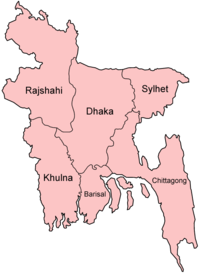 Divisiones de Bangladés