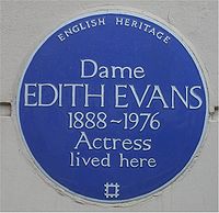 Blue plaque Edith Evans.jpg