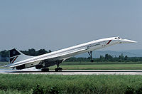 Concorde G-BOAC de British Airways.