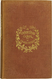 Charles Dickens-A Christmas Carol-Cloth-First Edition 1843.jpg