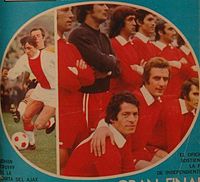 Portada de la revista El Gráfico sobre los equipos de la Copa Intercontinental de 1972.