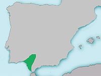 Distribución geográfica del Salinete en la Península Ibérica
