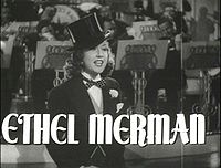 Ethel Merman en Alexander's Ragtime Band (1938)